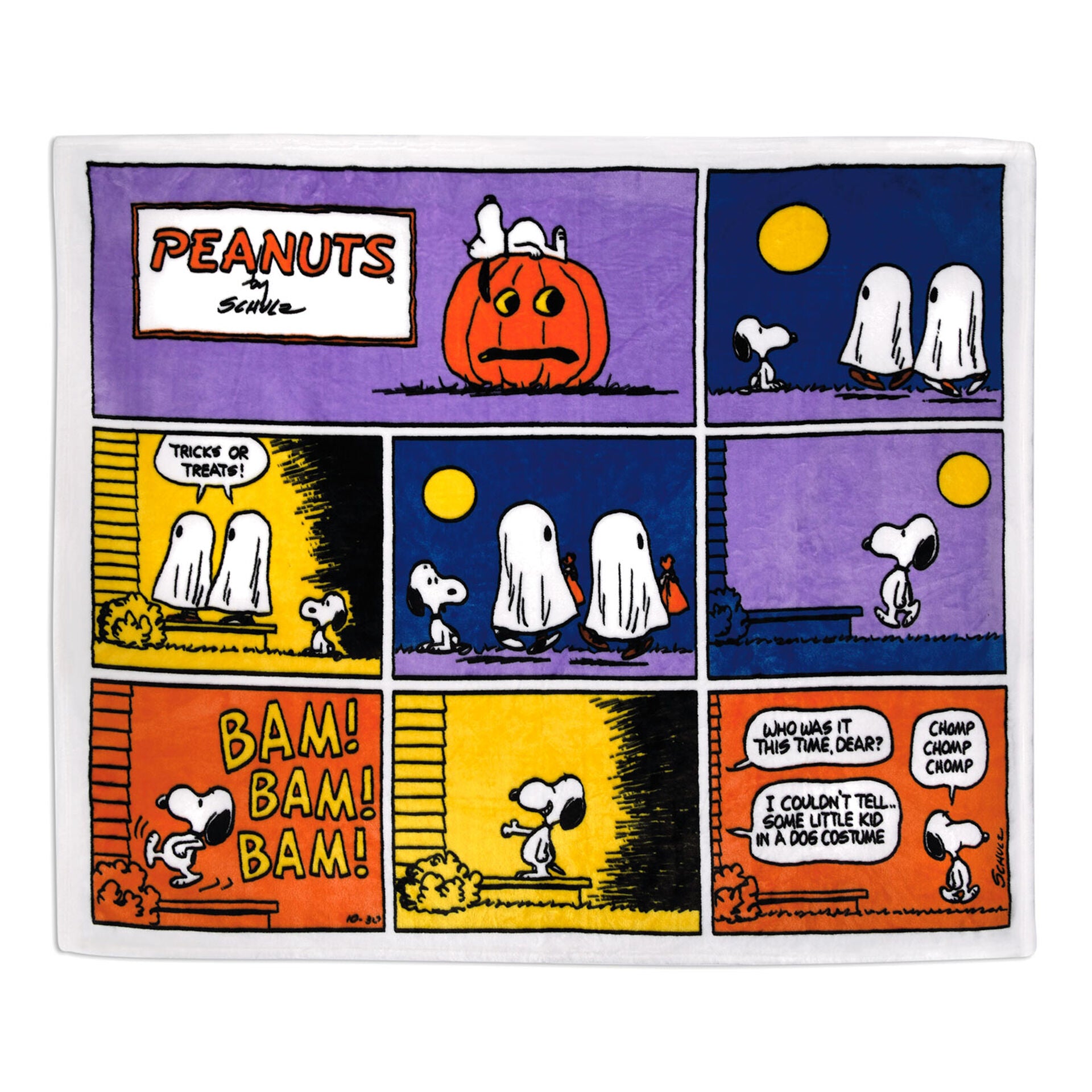 Peanuts® Trick-or-Treat Snoopy Comic Blanket, 50x60