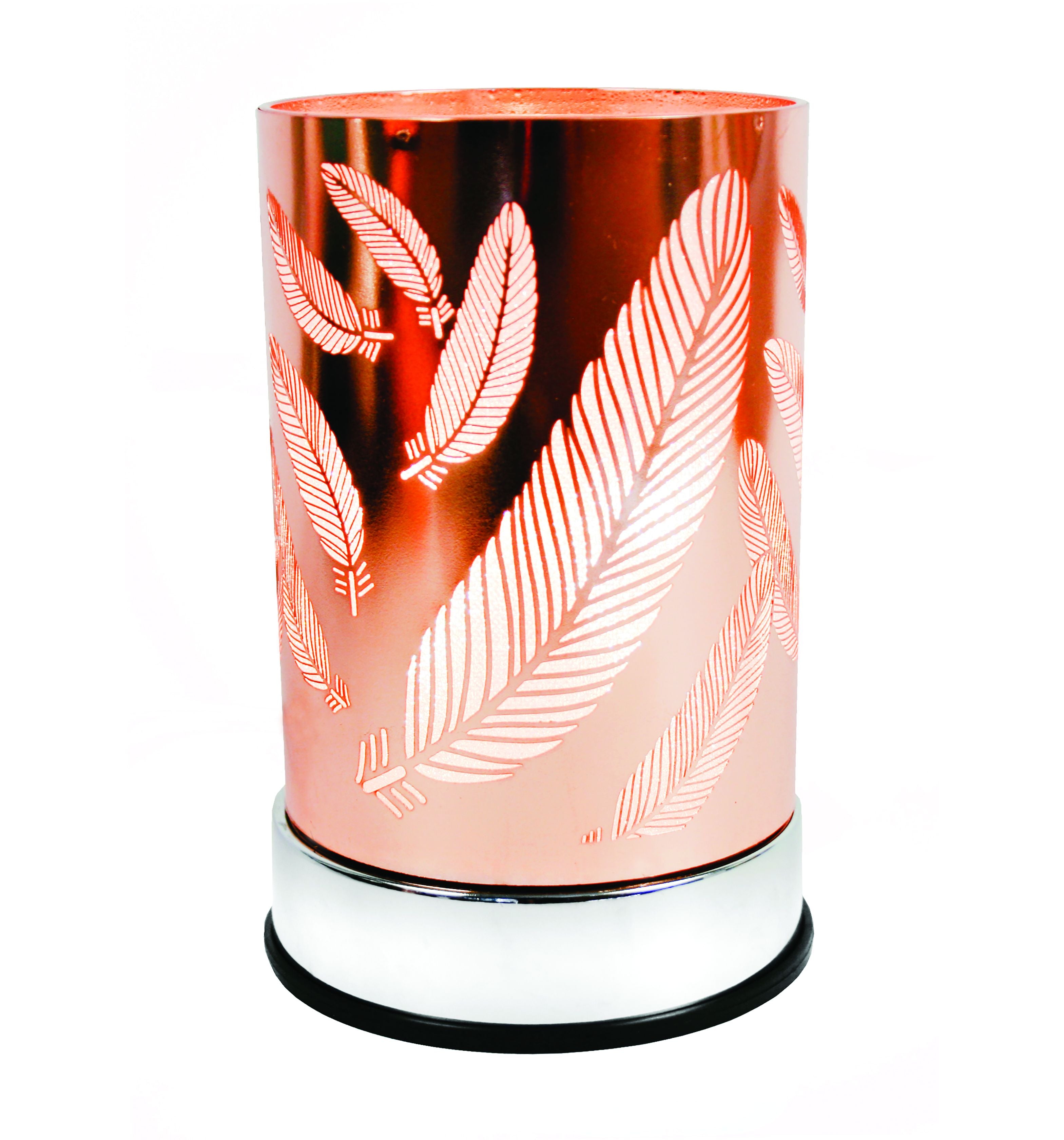 Copper Feather Wax Warming Lantern