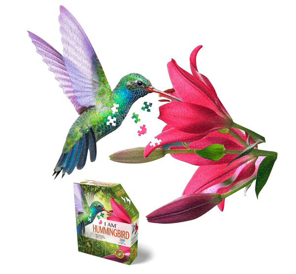 Hummingbird — 12.6 x 15.7 (32cm x 40cm) / Round With 28 Colors including  1 AB / 15,933