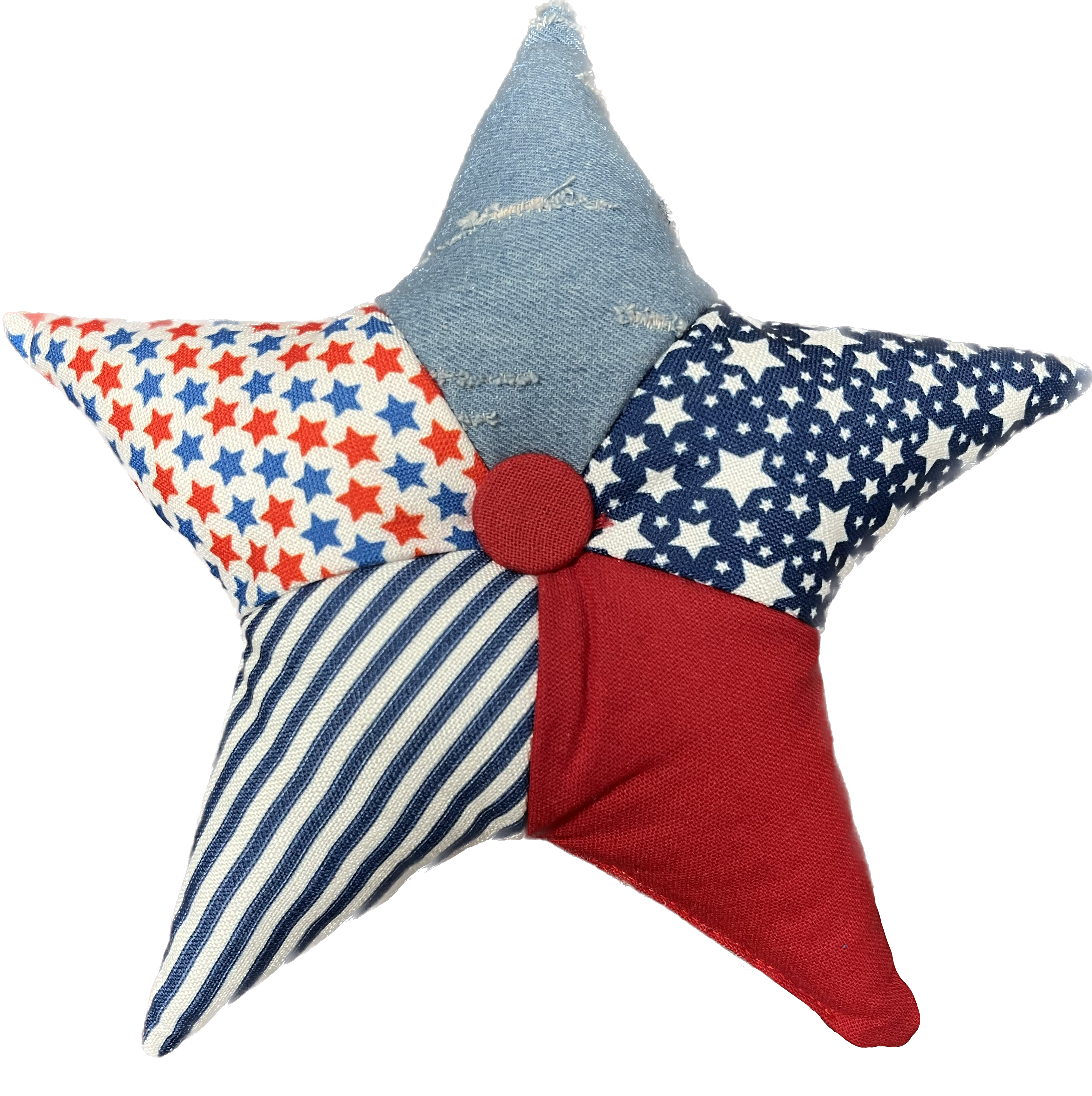 Fabric Americana Star Pillow