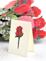 Load image into Gallery viewer, Life Sized Pop-Up Flower Bouquet: Red Roses
