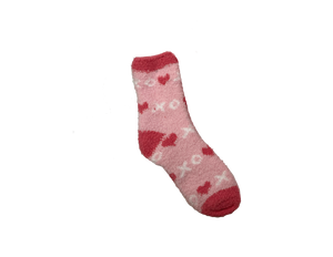 Valentine Fuzzy Socks 3 pack