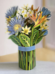 Life Sized Pop-Up Flower Bouquet: Tropical Bloom